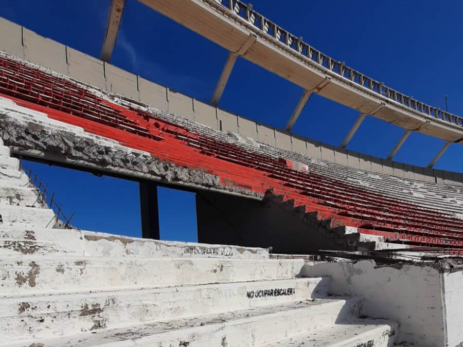 Estadio Monumental- Demolición y reconstrucción de troneras de acceso a tribunas altas en Club Atletico River Plate